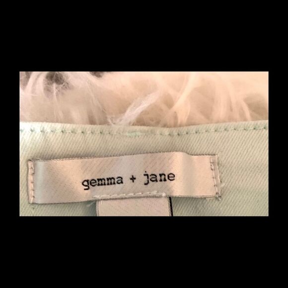 Gemma + Jane Soft Mint Tie Dye Bell Bottom Jeans - Picture 8 of 9